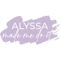 Alyssa Made Me Do It Sticker by Alyssa Goldwater