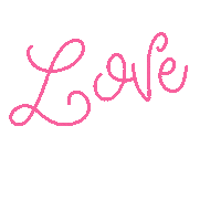 study_min17 love amor glitter lettering Sticker