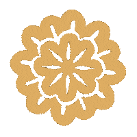 Flower Orange Sticker