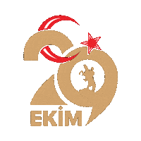 Ataturk 29Ekim Sticker by Just English Dil Okulları