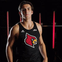 Track Field Go Cards GIF by Louisville Cardinals
