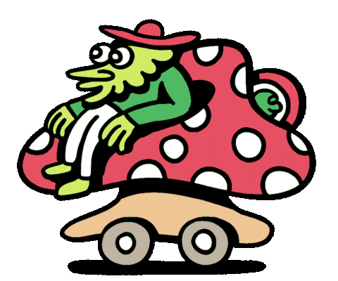 Happy Plant Sticker by Killer Acid