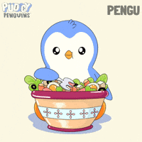 Hungry Lets Eat GIF by Pudgy Penguins