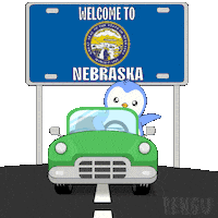 Travel Driving Sticker by Pudgy Penguins