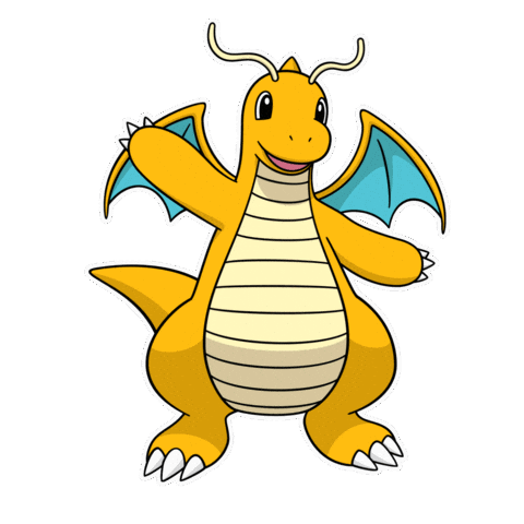 Gen 1 Dragon Sticker by Pokémon