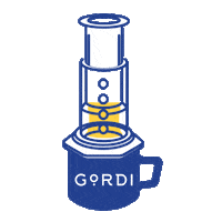 coffee barista Sticker by Gordi