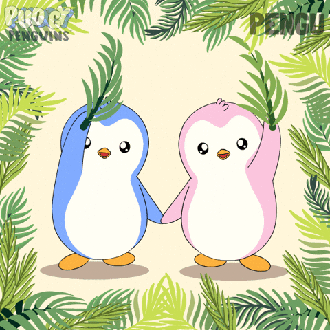 Palm Sunday Penguin GIF by Pudgy Penguins