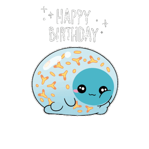 Birthday Immunology Sticker