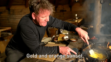 Gold And Orange Sunset
