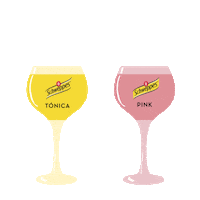 Pink Drinks Sticker by Schweppes Suntory España