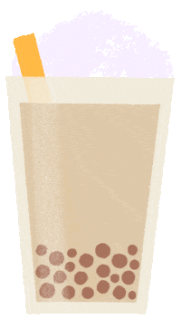 Bubble Tea Coffee Sticker