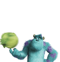 Monsters Inc Spin Sticker