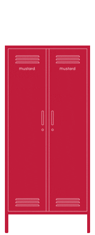 Locker Cupboard Sticker by mustard made