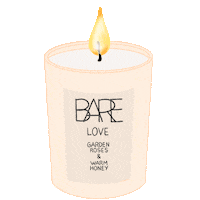 Scented Candle Sticker by BAREKollections
