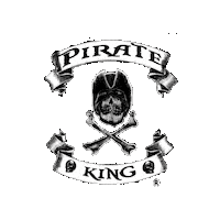 Skull Pirate Sticker by Sinfulcelluloid