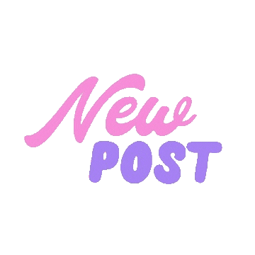 Construindouniversos new newpost rosa novo post Sticker