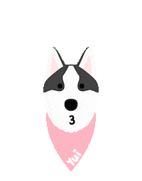 Yuithehusky Sticker