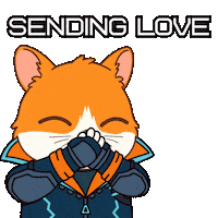 I Love You Kiss Sticker by Hamieverse