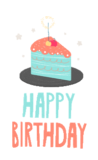 Celebrate Happy Birthday Sticker by The Influence Agency