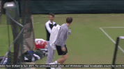 andy murray training GIF by Wimbledon