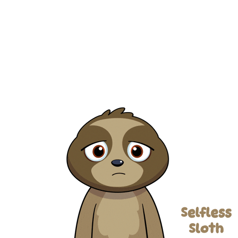 Sloth Eye Roll GIF by VeeFriends