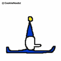 Blue Man Dancing GIF