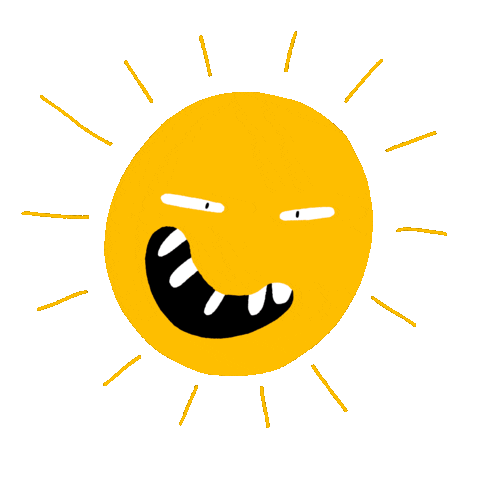fairley_decent illustration sun sunshine grace Sticker