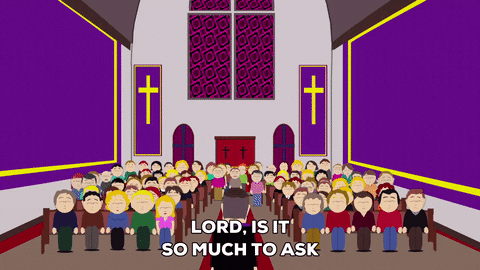church repent GIF by South Park 