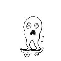 Skate Doodle Sticker