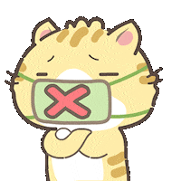 Cat No Sticker