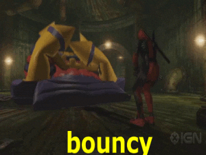 bouncy bounce castle GIF