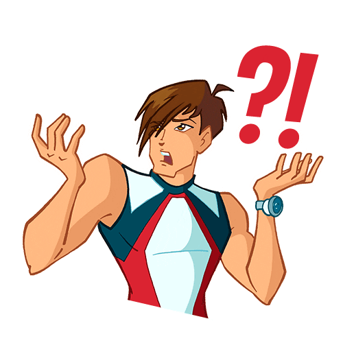 Brandon What Sticker by Winx Club
