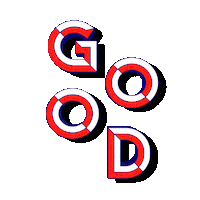 3D Typography Sticker