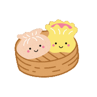 Dumplings Yumcha Sticker by theweebean