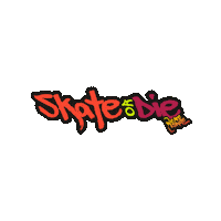 Skate Or Die Skateboarding Sticker by We Are Skate