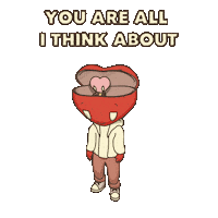 I Love You Sticker by LT3 Creations