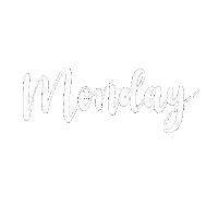 Monday Weekdays Sticker