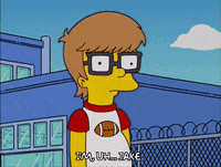 Nervous Episode 19 GIF by The Simpsons