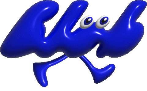 blobclub giphyupload blue blob club blob walk Sticker