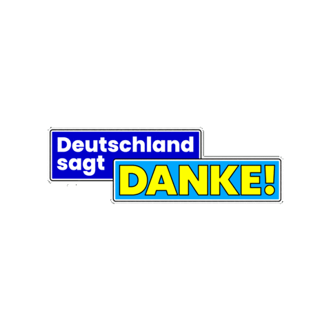Danke Sticker by SFBerlin