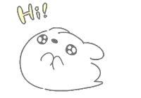 Animation Hello Sticker by Bakechi