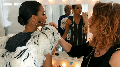 Glow Up Make-Up GIF by BBC Three