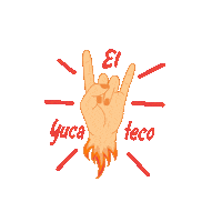 Rock On Love Sticker by El Yucateco Hot Sauce