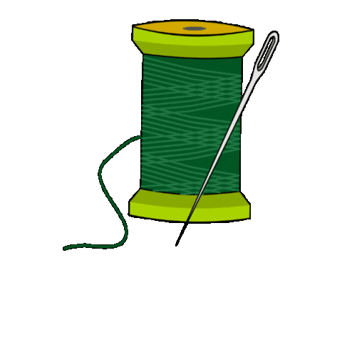 patchworkgilde giphygifmaker sewing patchwork naehen Sticker