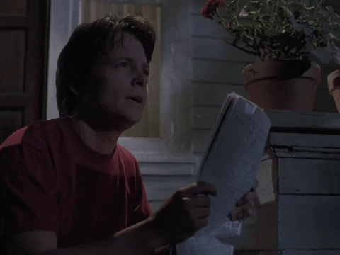 Newspaper GIF by Back to the Future Trilogy