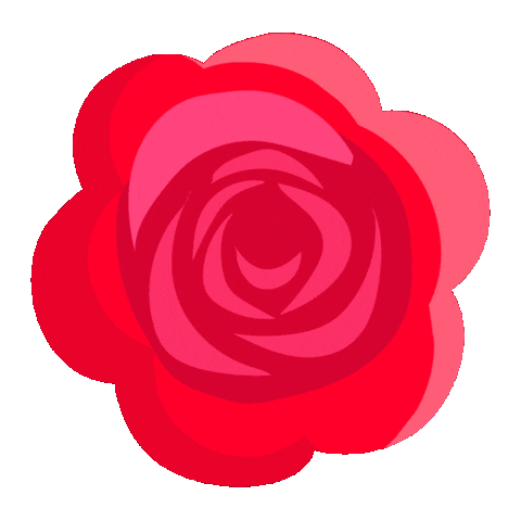 Red Rose Flower Sticker by Kew Gardens