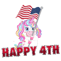 Happy Independence Day Sticker by Newhall