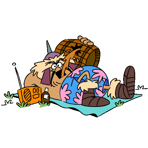 Genghis Khan Drinking Sticker by Drunk History