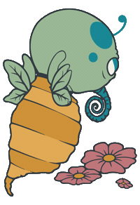 Flowers Bee Sticker