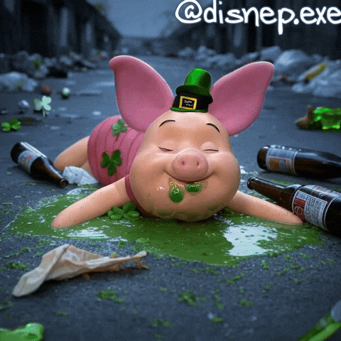 St Patricks Day Drinking GIF